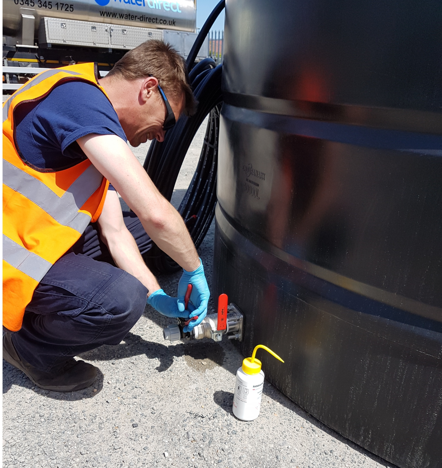 Temporary Site Infrastructure and Plumbing